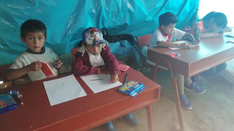 Children Study in Plastic Classrooms and Mats: Urgent Help!